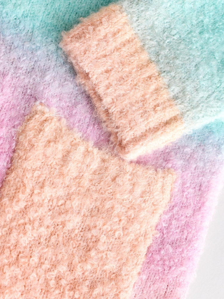 Rainbow Boucle Jumper Dress (3mths-7yrs) - Image 8 of 8