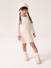 Ecru Boucle Jumper Dress (3mths-7yrs) - Image 2 of 4