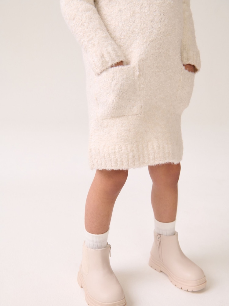 Ecru Boucle Jumper Dress (3mths-7yrs) - Image 4 of 4