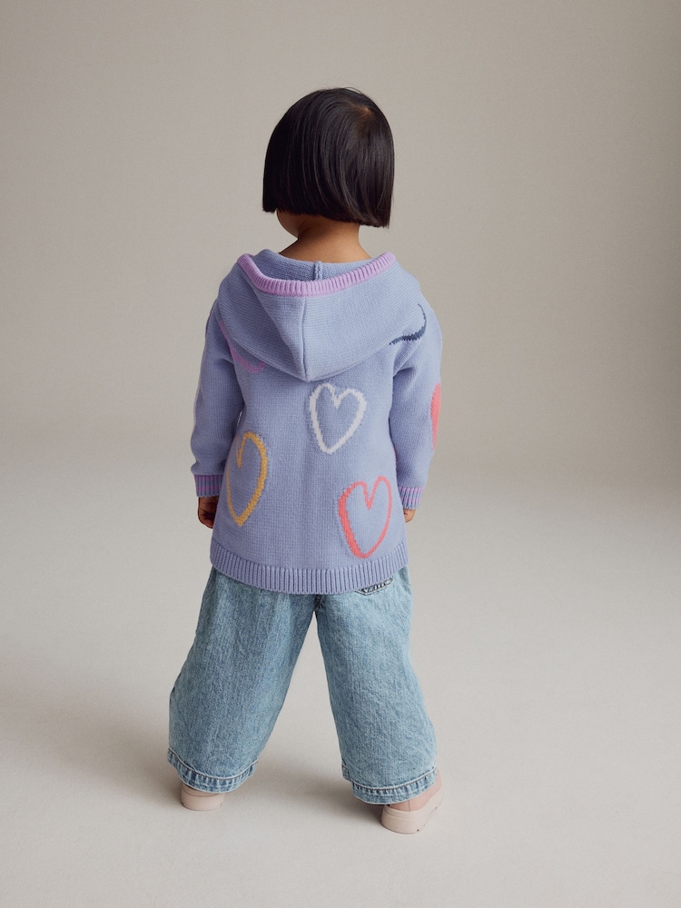 Pink Heart Hoodie (3mths-7yrs) - Image 2 of 9