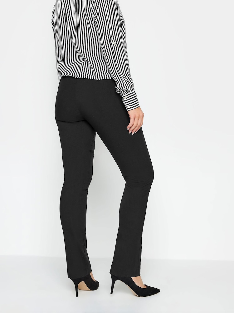 M&Co Black Straight Leg Bengaline Trousers - Image 2 of 3