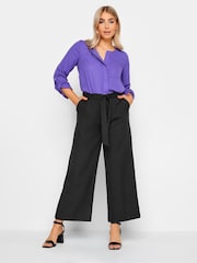 M&Co Black Tailored Wide Leg Trousers - Image 2 of 3