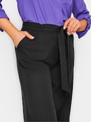 M&Co Black Tailored Wide Leg Trousers - Image 3 of 3