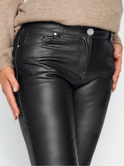 M&Co Black Coated Slim Leg Jeans - Image 3 of 3