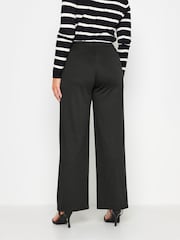 M&Co Black Ponte Wide Leg Trousers - Image 3 of 4