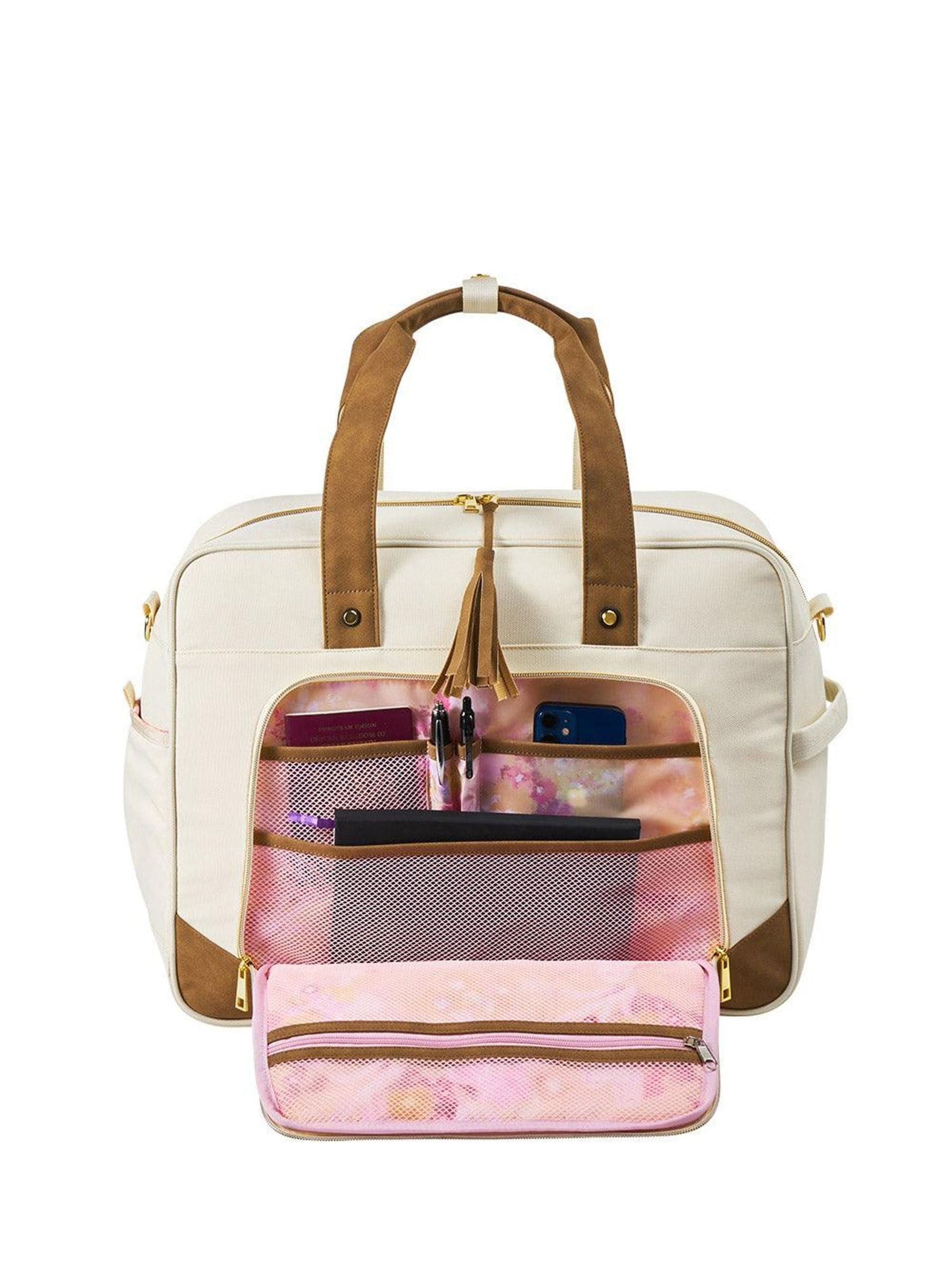 Buy Cabin Max Cream Vela 30L Ladies Tote Holdall Bag 45x36x20cm from Next Luxembourg