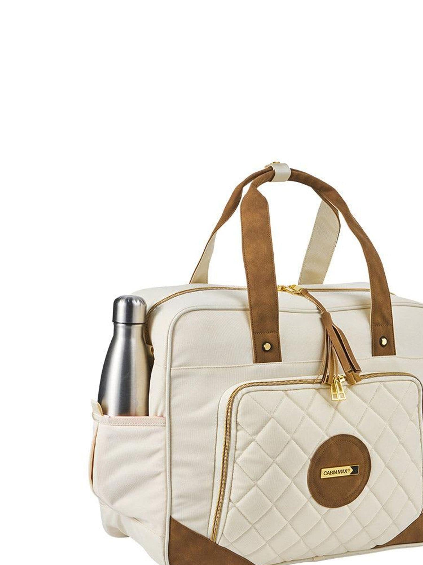 Buy Cabin Max Cream Vela 30L Ladies Tote Holdall Bag 45x36x20cm from Next Luxembourg