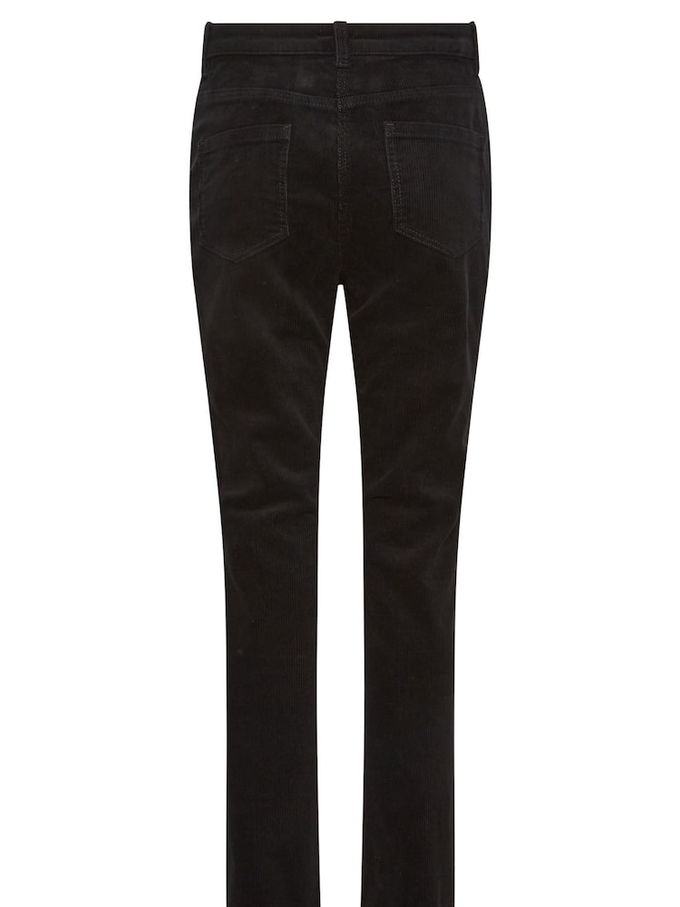 M&Co Black Cord Straight Leg Trousers - Image 4 of 4