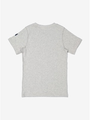 Polarn O. Pyret Grey Organic Cotton Short Sleeve T-Shirt - Image 2 of 2