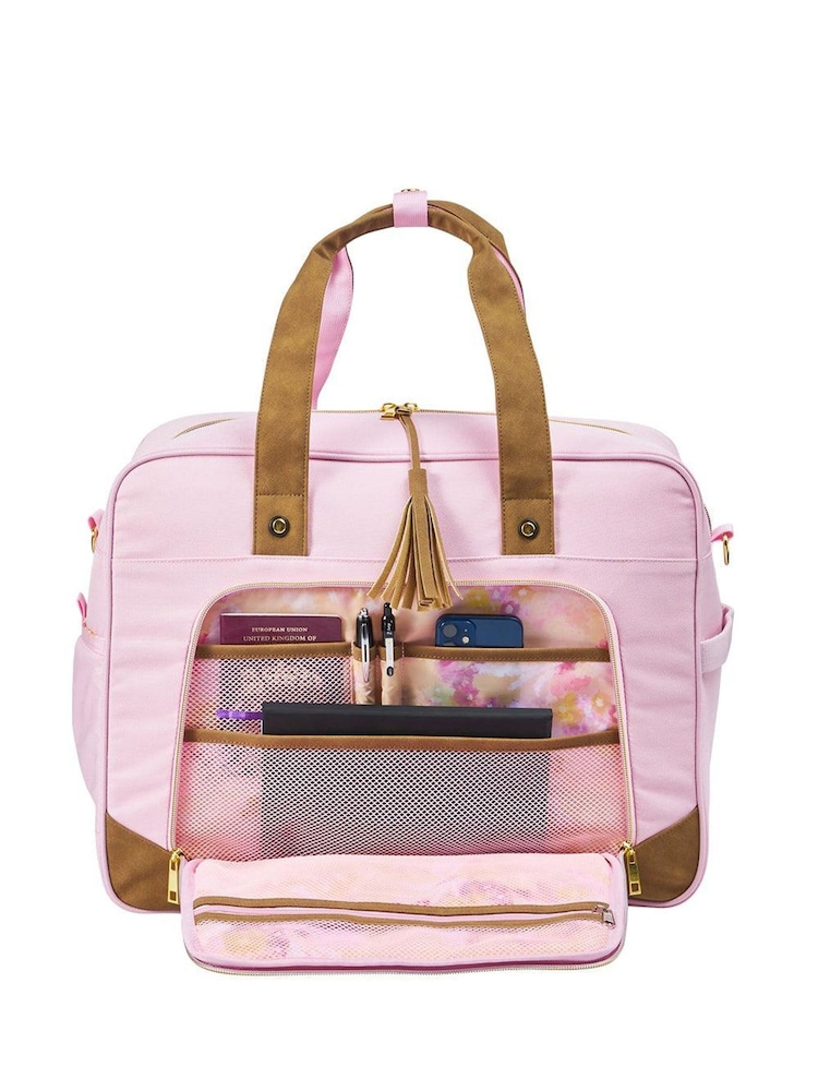 Cabin Max Pink Vela 30L Ladies Tote Holdall Bag 45x36x20cm - Image 3 of 5