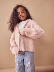 Pink Fluffy Hoodie (3-16yrs) - Image 2 of 7