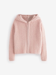 Pink Fluffy Hoodie (3-16yrs) - Image 5 of 7