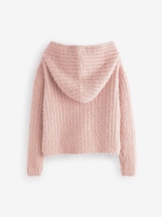Pink Fluffy Hoodie (3-16yrs) - Image 6 of 7