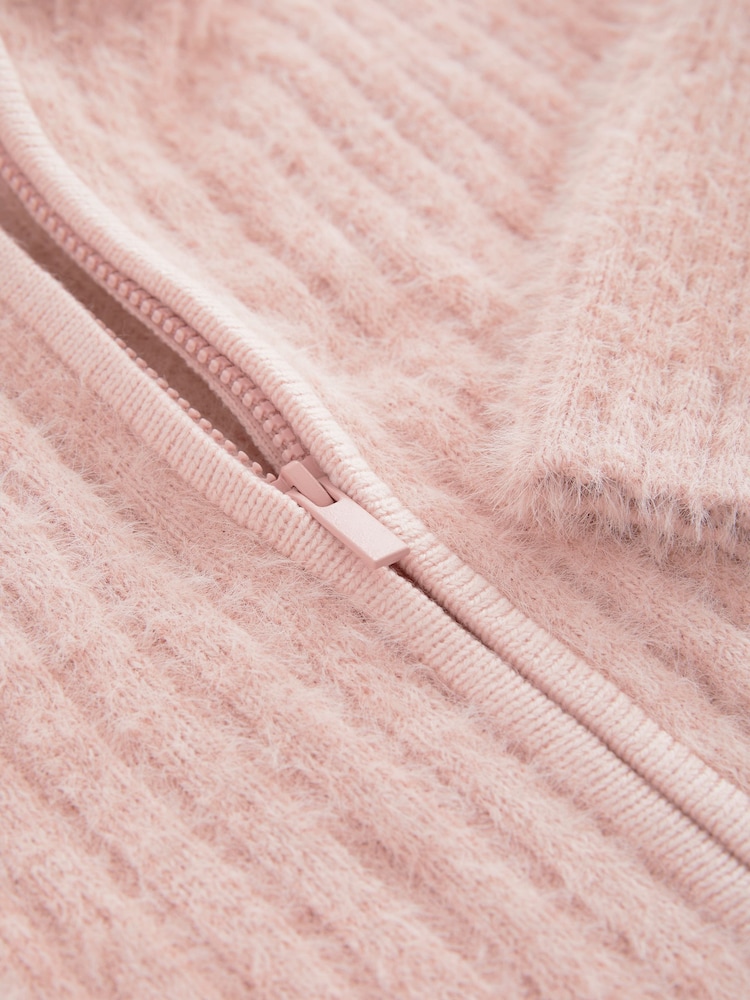 Pink Fluffy Hoodie (3-16yrs) - Image 7 of 7