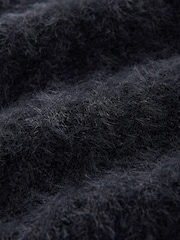 Charcoal Grey Fluffy Hoodie (3-16yrs) - Image 8 of 8