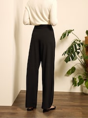 M&Co Black Wide Leg Yoga Leggings - Image 3 of 6