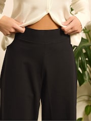 M&Co Black Wide Leg Yoga Leggings - Image 4 of 6
