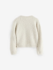 zlata (barva); zlato - Sparkle Boxy Cardigan (3-16yrs) - Slika 6 iz 8