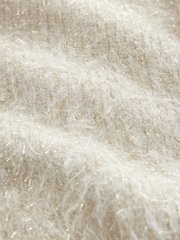 zlata (barva); zlato - Sparkle Boxy Cardigan (3-16yrs) - Slika 8 iz 8