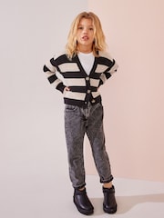 Monochrome Boxy Cardigan (3-16yrs) - Image 2 of 7