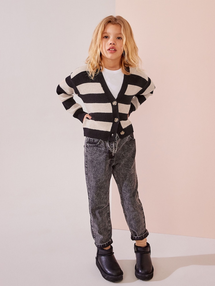 Monochrome Boxy Cardigan (3-16yrs) - Image 2 of 7