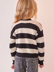 Monochrome Boxy Cardigan (3-16yrs) - Image 3 of 7