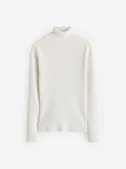 Ecru Roll Neck Jumper (3-16yrs) - Image 5 of 7