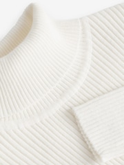 Ecru Roll Neck Jumper (3-16yrs) - Image 7 of 7