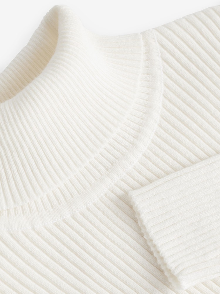 Ecru Roll Neck Jumper (3-16yrs) - Image 7 of 7