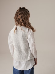 Grey Knitted Tank Top (3-16yrs) - Image 4 of 8