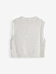 Grey Knitted Tank Top (3-16yrs) - Image 7 of 8