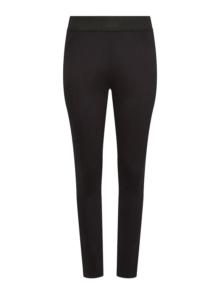 M&Co Black Ponte Seam Leggings - Image 3 of 4