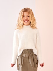 Ecru - Flauschiger Pullover (3—16Jahre) - Bild 1 von 4