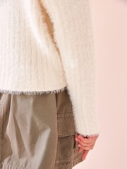 Ecru - Flauschiger Pullover (3—16Jahre) - Bild 4 von 4