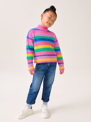 Regenbogenfarben - Flauschiger Pullover (3—16Jahre) - Bild 2 von 6