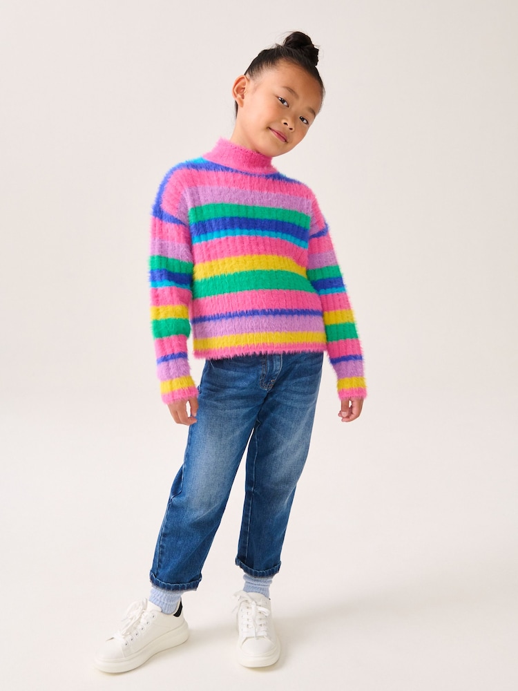 Regenbogenfarben - Flauschiger Pullover (3—16Jahre) - Bild 2 von 6 Regenbogenfarben - Flauschiger Pullover (3—16Jahre) - Bild 2 von 6