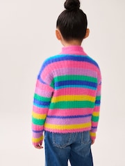 Regenbogenfarben - Flauschiger Pullover (3—16Jahre) - Bild 3 von 6