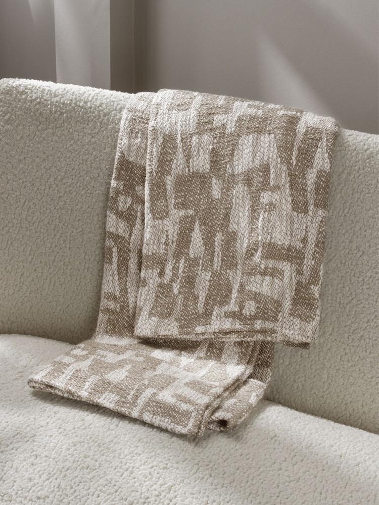 HÖEM Ola Jacquard 100% Cotton Throw - صورة 1 من 5 HÖEM Ola Jacquard 100% Cotton Throw - صورة 1 من 5