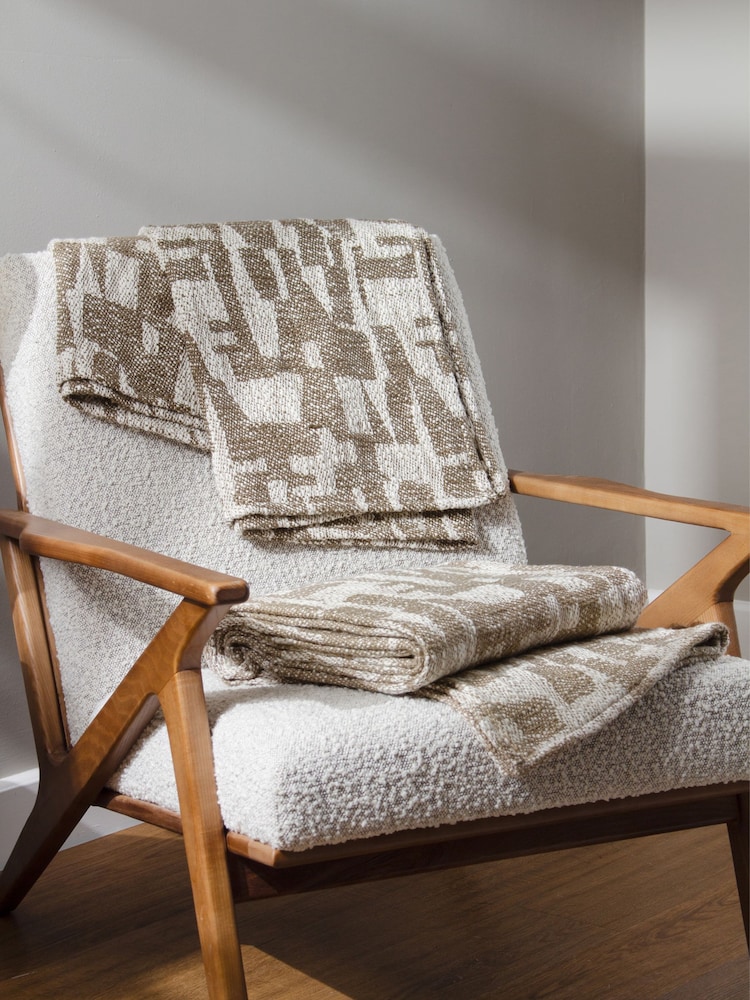 HÖEM Ola Jacquard 100% Cotton Throw - صورة 2 من 5 HÖEM Ola Jacquard 100% Cotton Throw - صورة 2 من 5