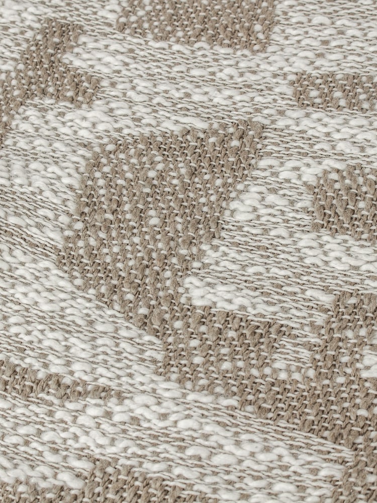 HÖEM Natural Ola Jacquard 100% Cotton Throw - Image 3 of 3