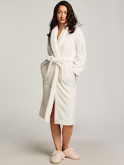 Hunkemoller Supersoft Cosy Fleece Hooded Robe Dressing Gown - Image 1 of 5