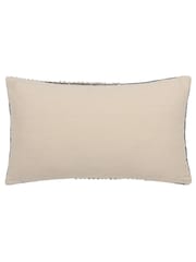 HÖEM Blue Himal Woven Knot Feather Filled 100% Cotton Cushion - Image 4 of 7