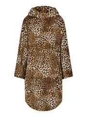 Hunkemöller Leopard Print Supersoft Fleece Blanket Hoodie - Image 4 of 5