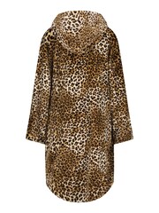 Hunkemöller Leopard Print Supersoft Fleece Blanket Hoodie - Image 5 of 5