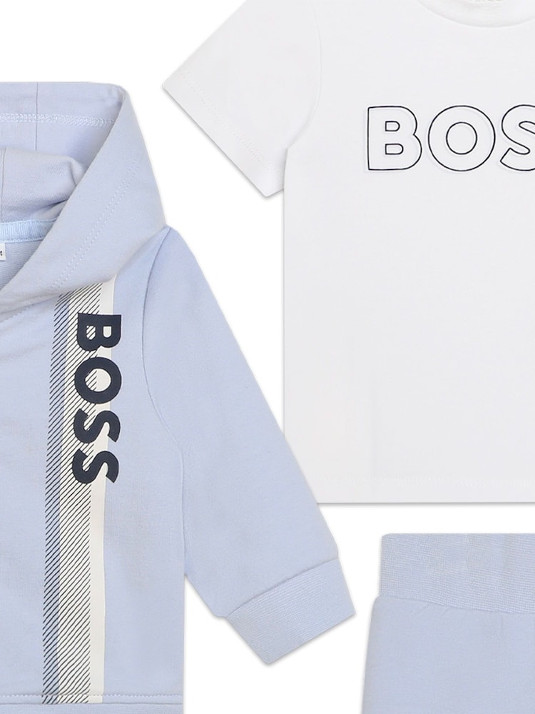 BOSS Blue Baby 3 Piece Tracksuit Gift Set - Image 8 of 8 BOSS Blue Baby 3 Piece Tracksuit Gift Set - Image 8 of 8