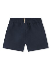BOSS Jet Black Logo Swim Shorts - Image 2 of 2