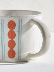 Orange Modern Spot Mug - Image 2 of 3