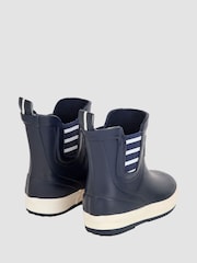 JoJo Maman Bébé Midnight Navy Ankle Wellies - Image 3 of 5