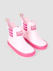 JoJo Maman Bébé Blossom Pink Ankle Wellies - Image 1 of 4