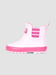 JoJo Maman Bébé Blossom Pink Ankle Wellies - Image 2 of 4